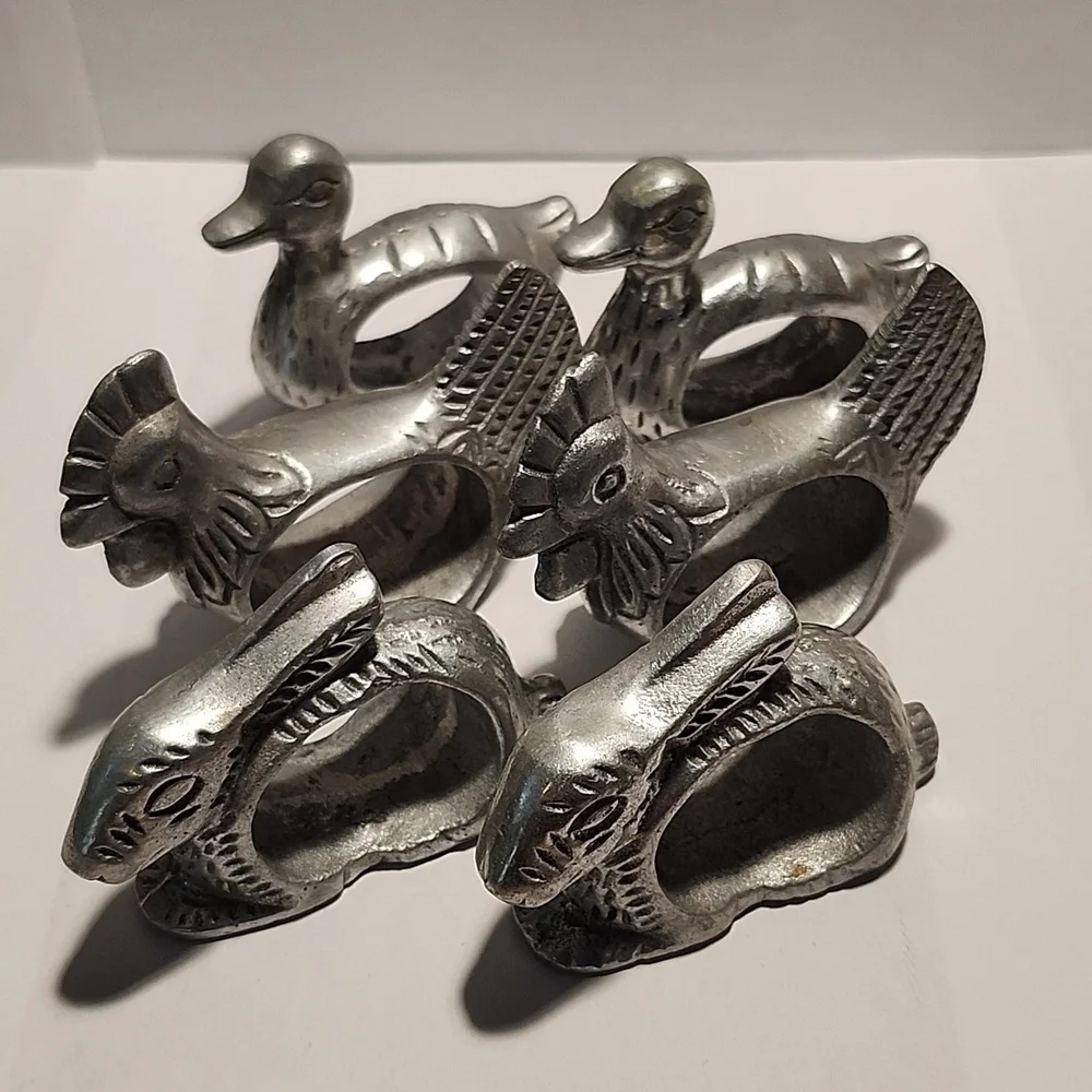 Napkin Rings set of 6 Easter Themed - Picture 7 of 9